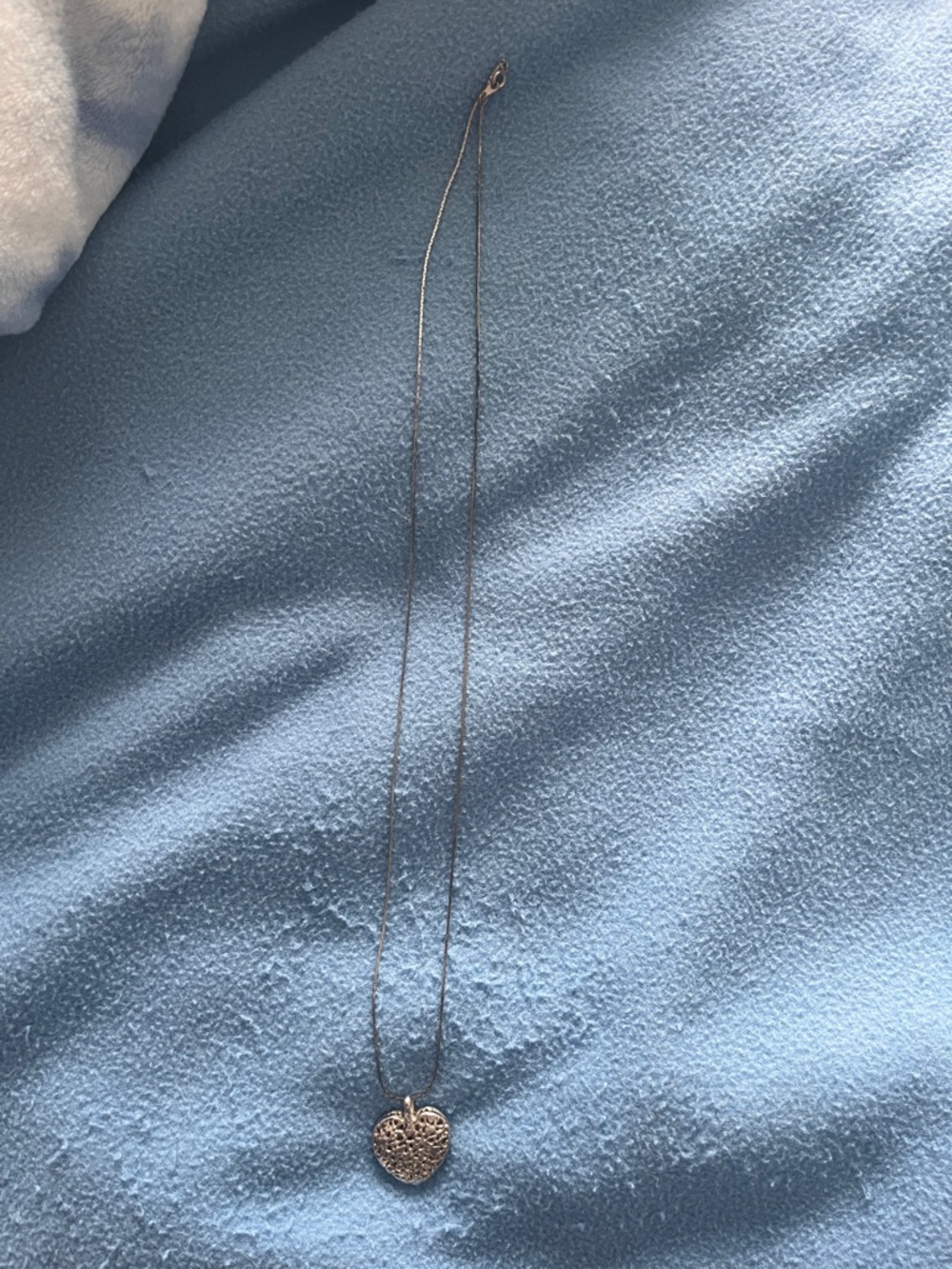 Silver Heart Pendant Necklace